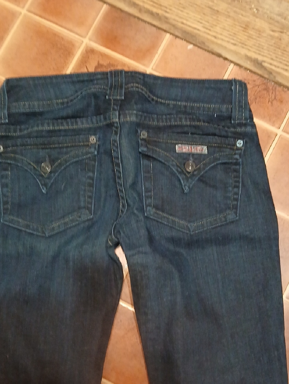 Hudson Jeans Dark Wash Straight Leg Jeans - Picture 3 of 8